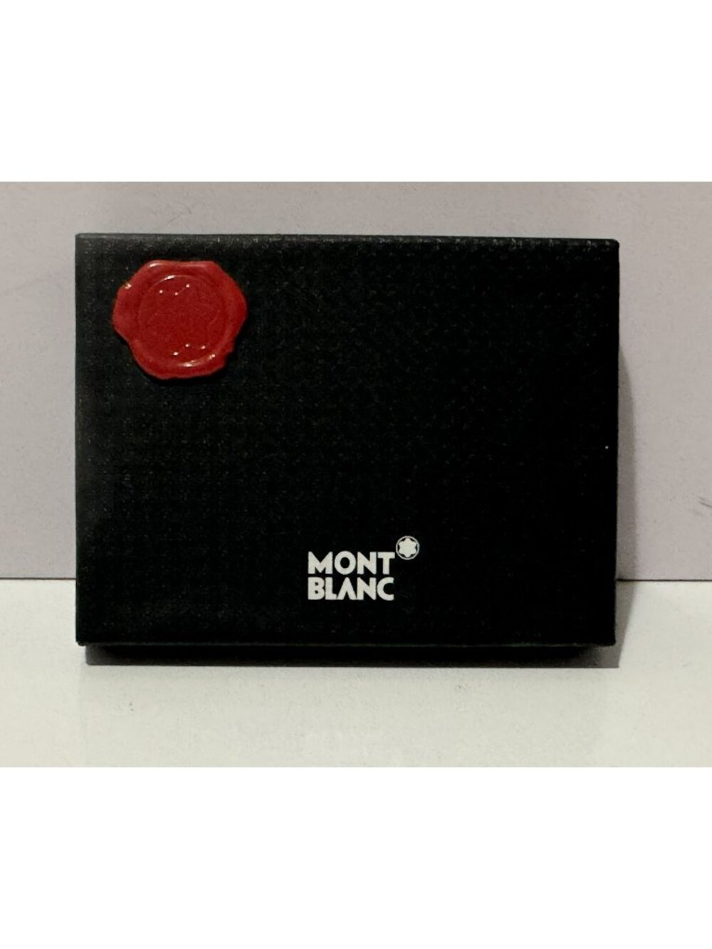 Montblanc 14244 Meisterstück Notepad Bill Compartment Slip Pocket Black Cowhide